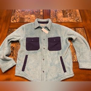 Outerknown Skyline Fleece Sherpa Shirt Jacket by 
Kelly Slater